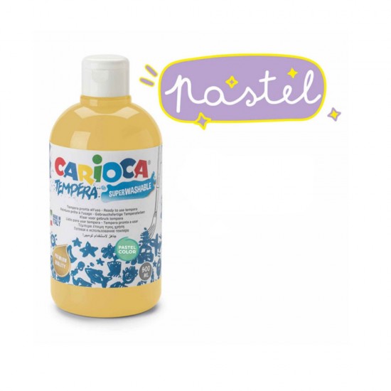 CARIOCA ΤΕΜΠΕΡΑ PASTEL ΚΙΤΡΙΝΟ 500ml